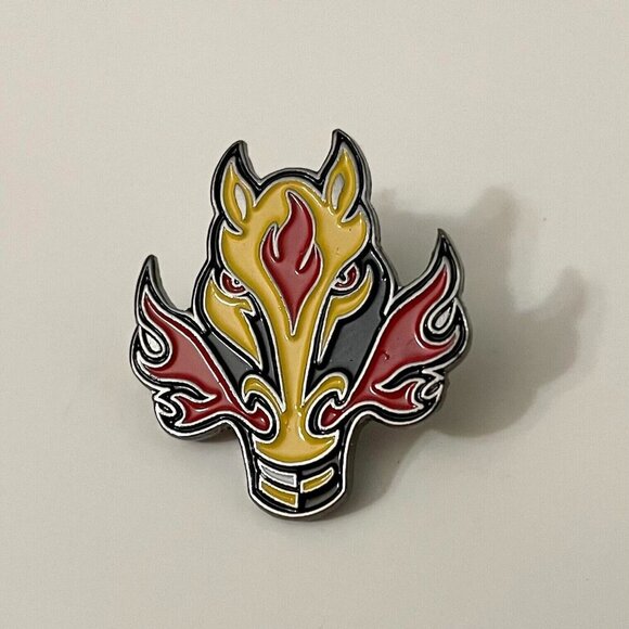 Calgary Flames Blasty Horse NHL Hockey Mascot Pin - Picture 1 of 8